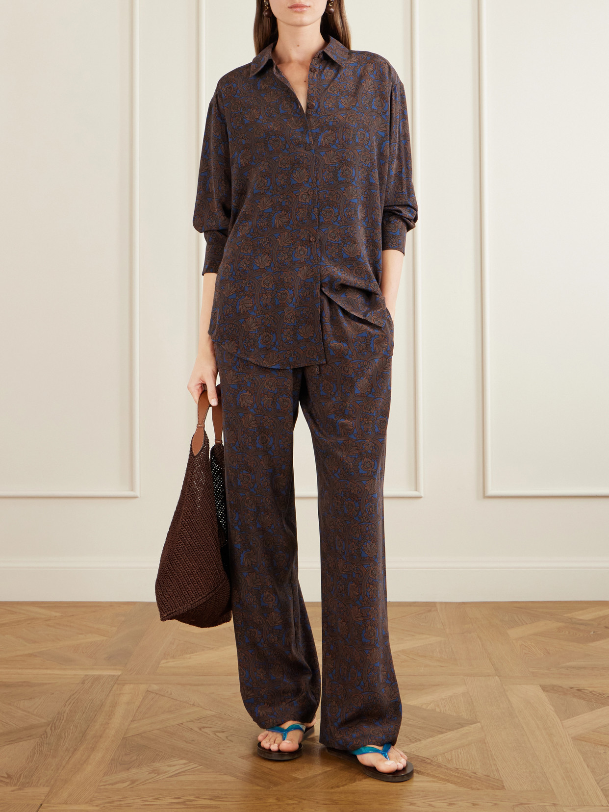 Silk-Crepe De Chine Shirt