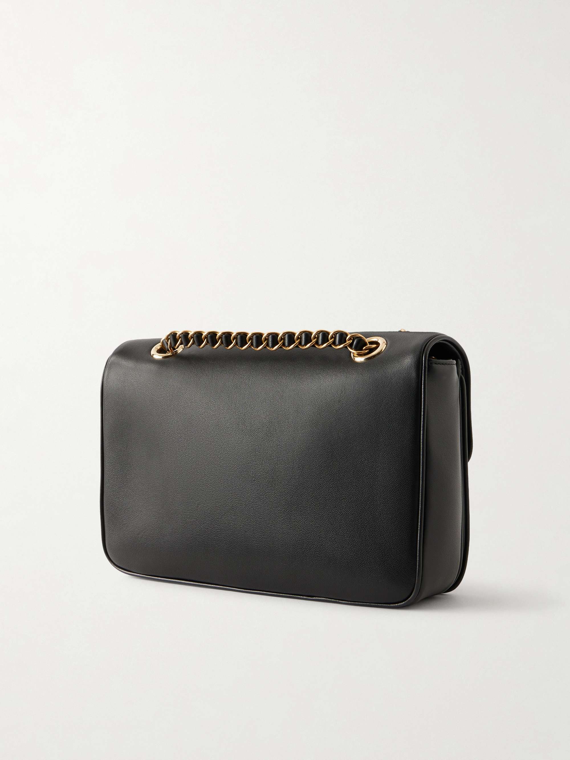 VALENTINO GARAVANI Djuna embellished leather shoulder bag | NET-A