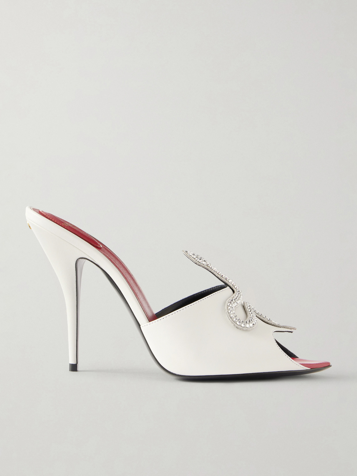 Garavani - Coeur Vipère 105 Crystal-Embellished Mules