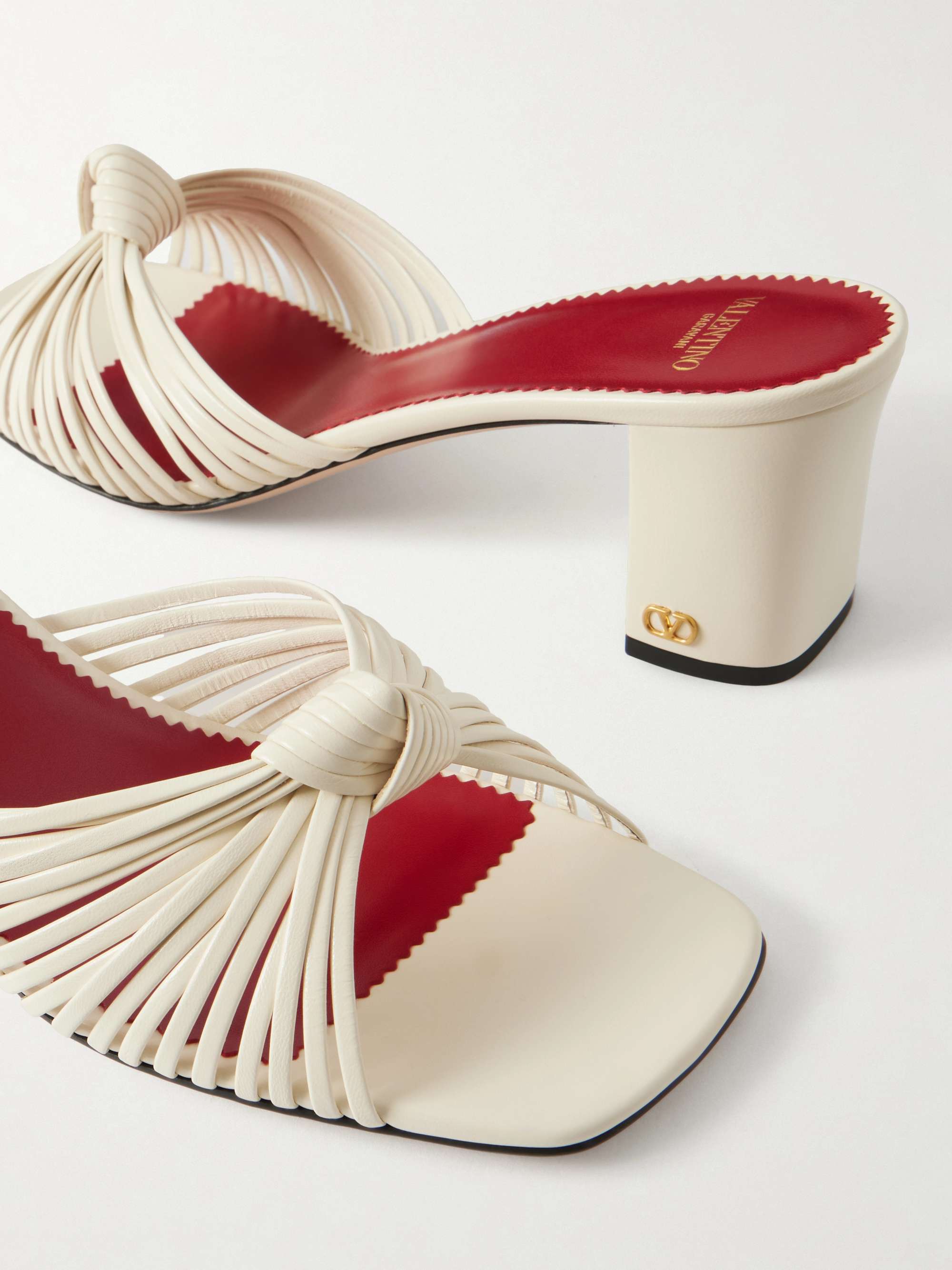 VALENTINO GARAVANI Annet 60 woven leather mules | NET-A-PORTER