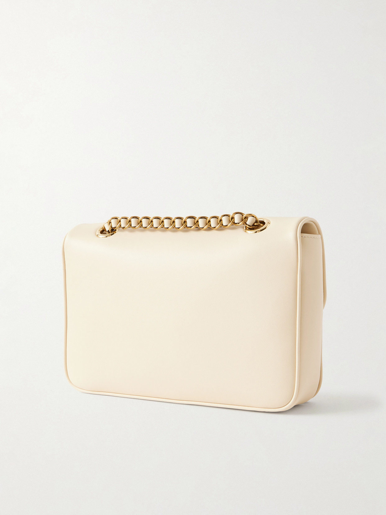 Valentino Garavani  Garavani Djuna Medium Chain Bag In Nappa Leather Woman Butter Uni In White
