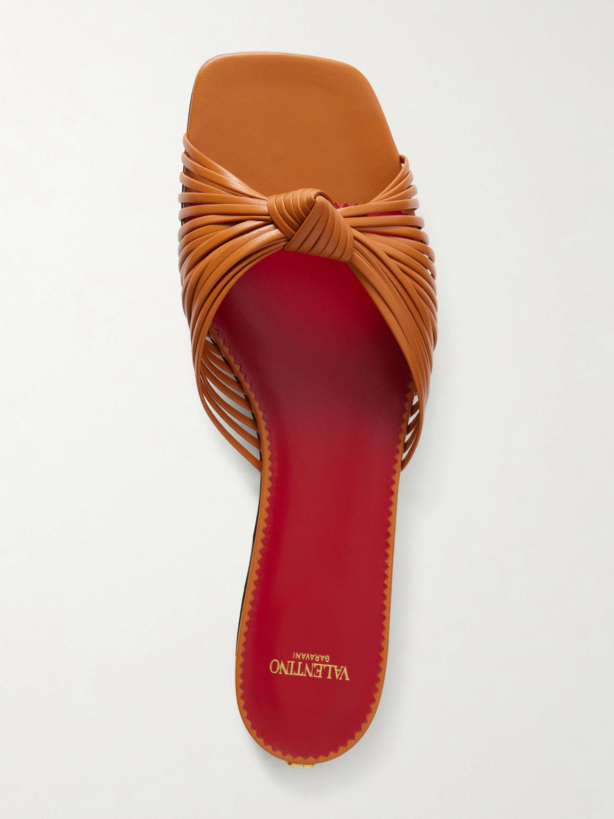 VALENTINO GARAVANI Annet woven leather slides | NET-A-PORTER