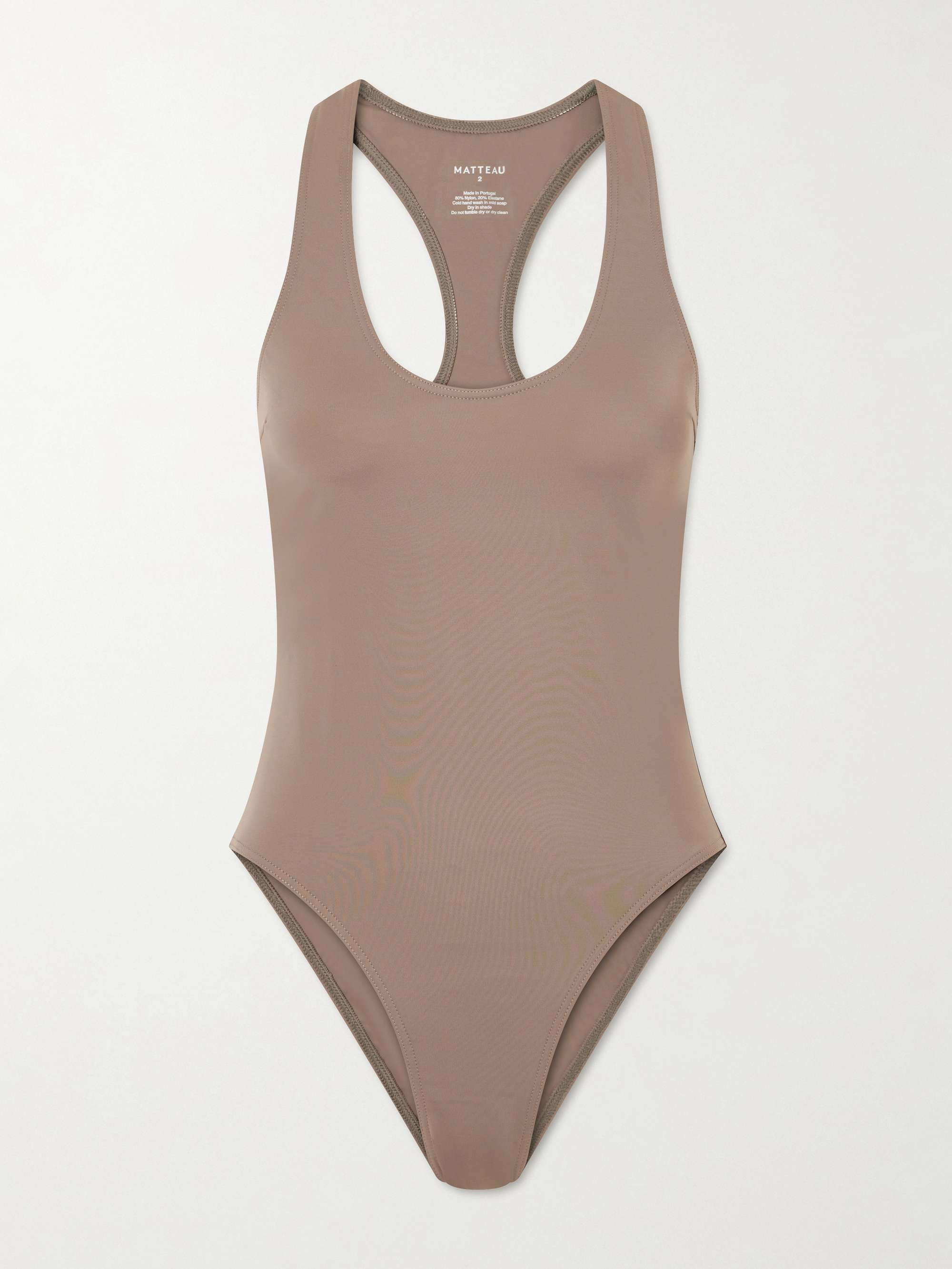 MATTEAU The Racer Back stretch-REPREVE swimsuit