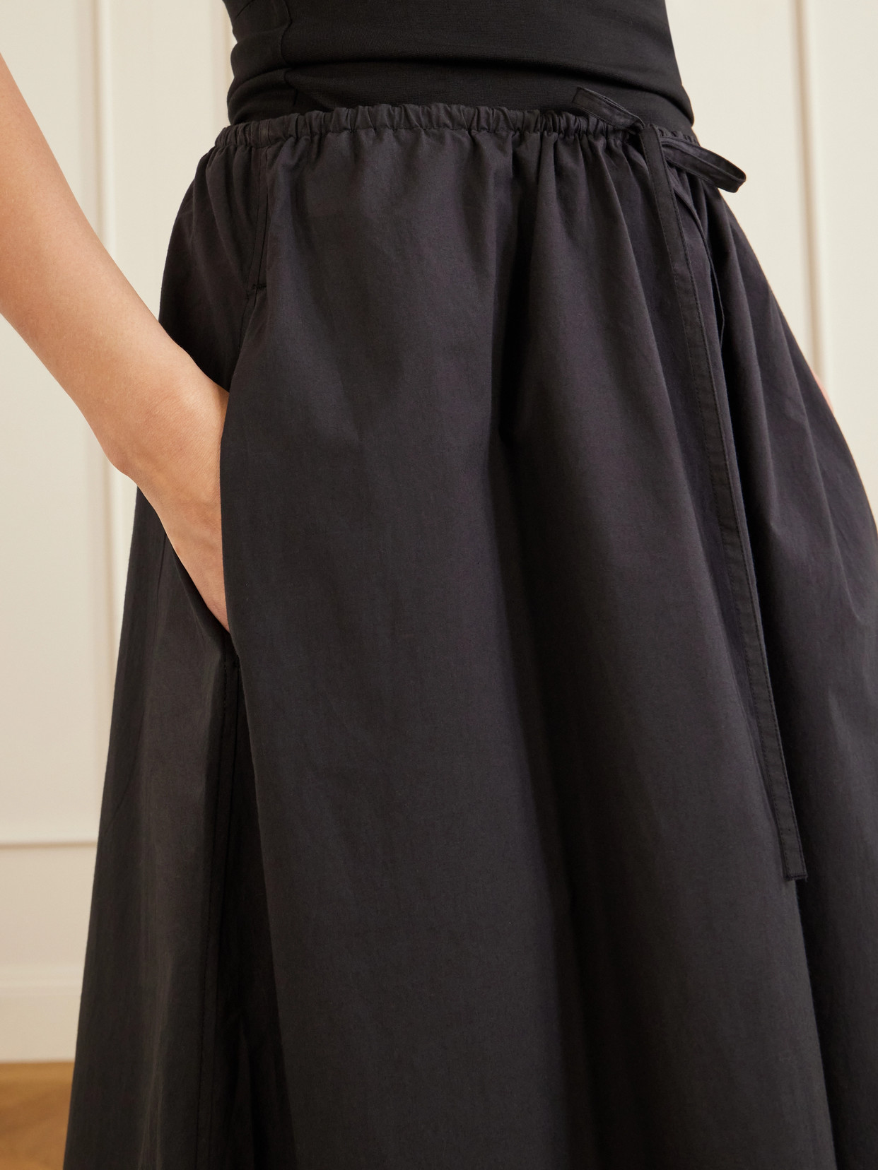 Organic Cotton-Poplin Midi