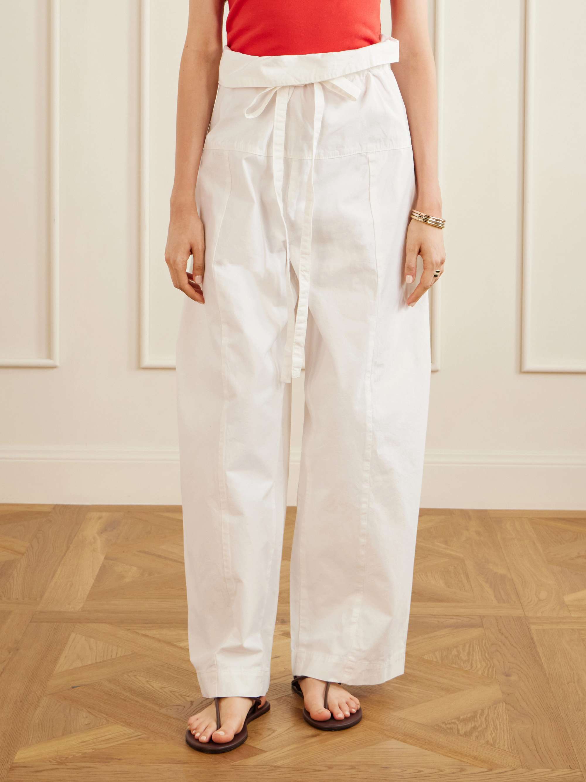 MATTEAU Fisherman cotton-twill pants