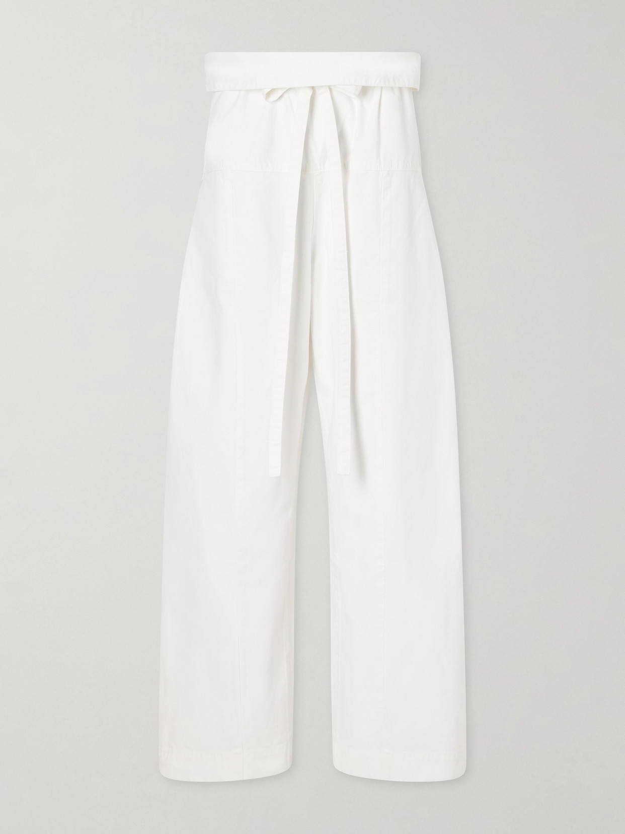 Matteau Fisherman Cotton-twill Pants In White