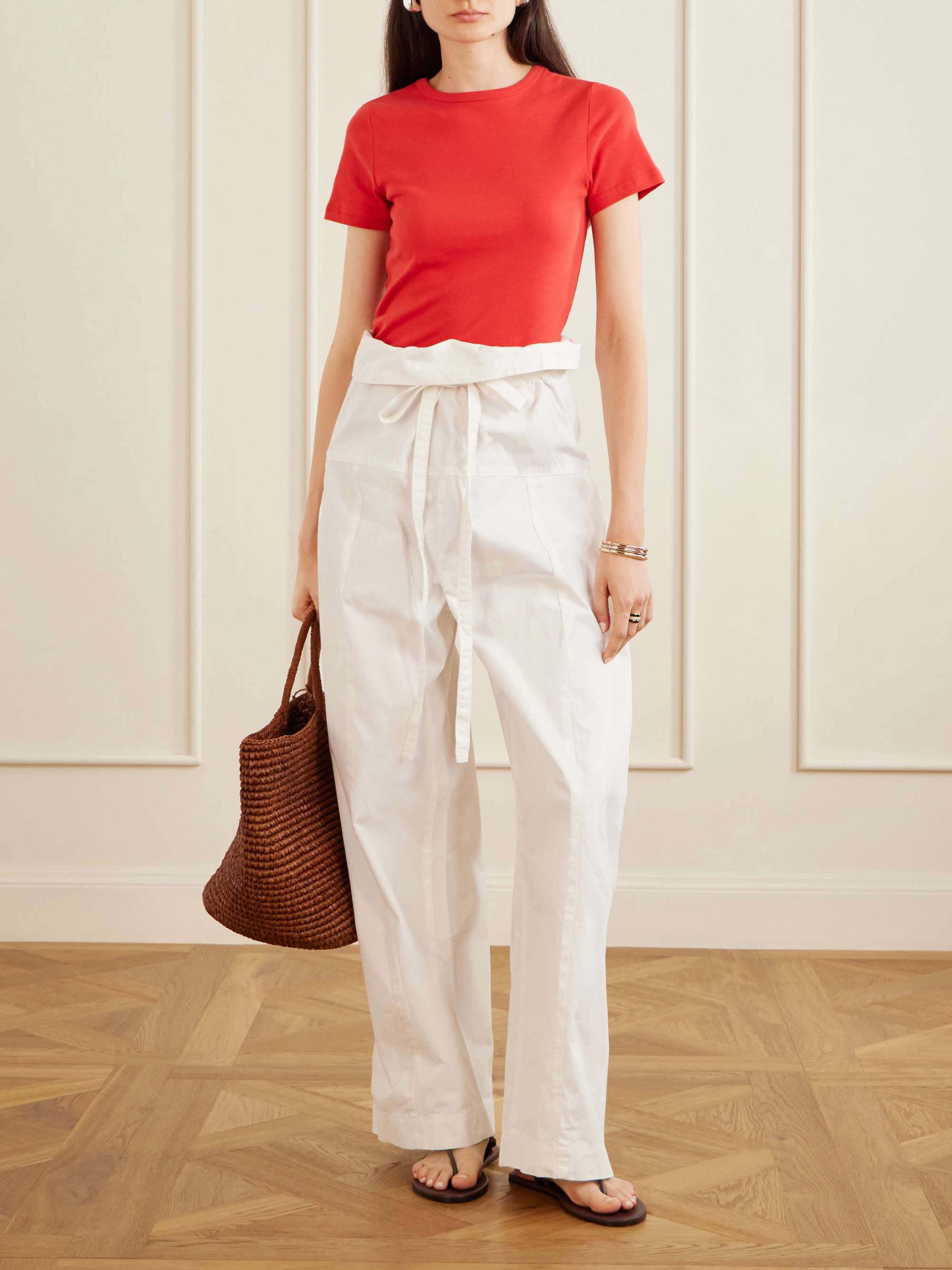MATTEAU Fisherman cotton-twill pants