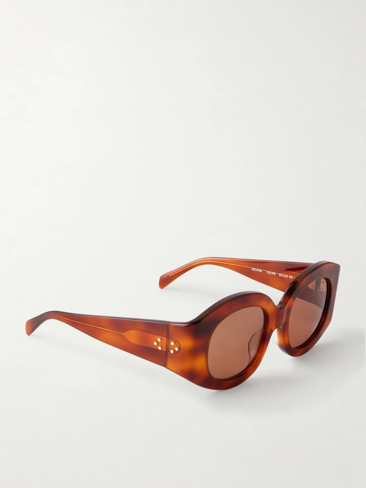 Matteau Eclipse Round-frame Tortoiseshell Acetate Sunglasses In Brown