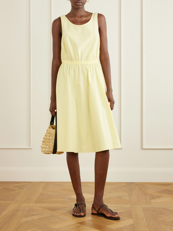Matteau Organic cotton-poplin dress