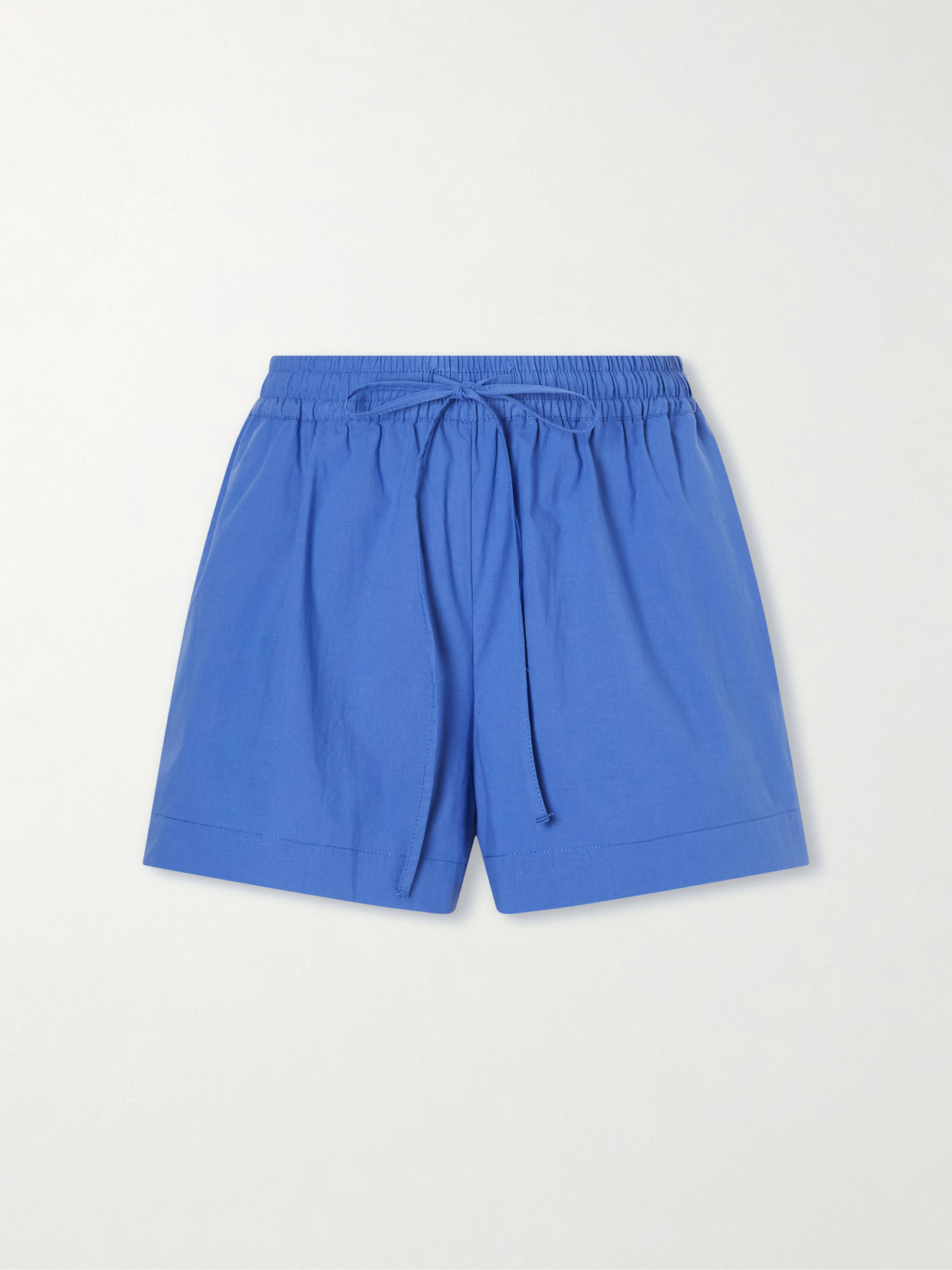 Matteau Organic Cotton-poplin Shorts In Blue