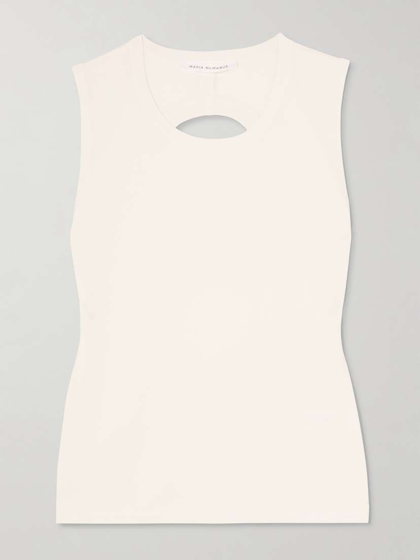 Maria McManus Cutout Jersey Tank
