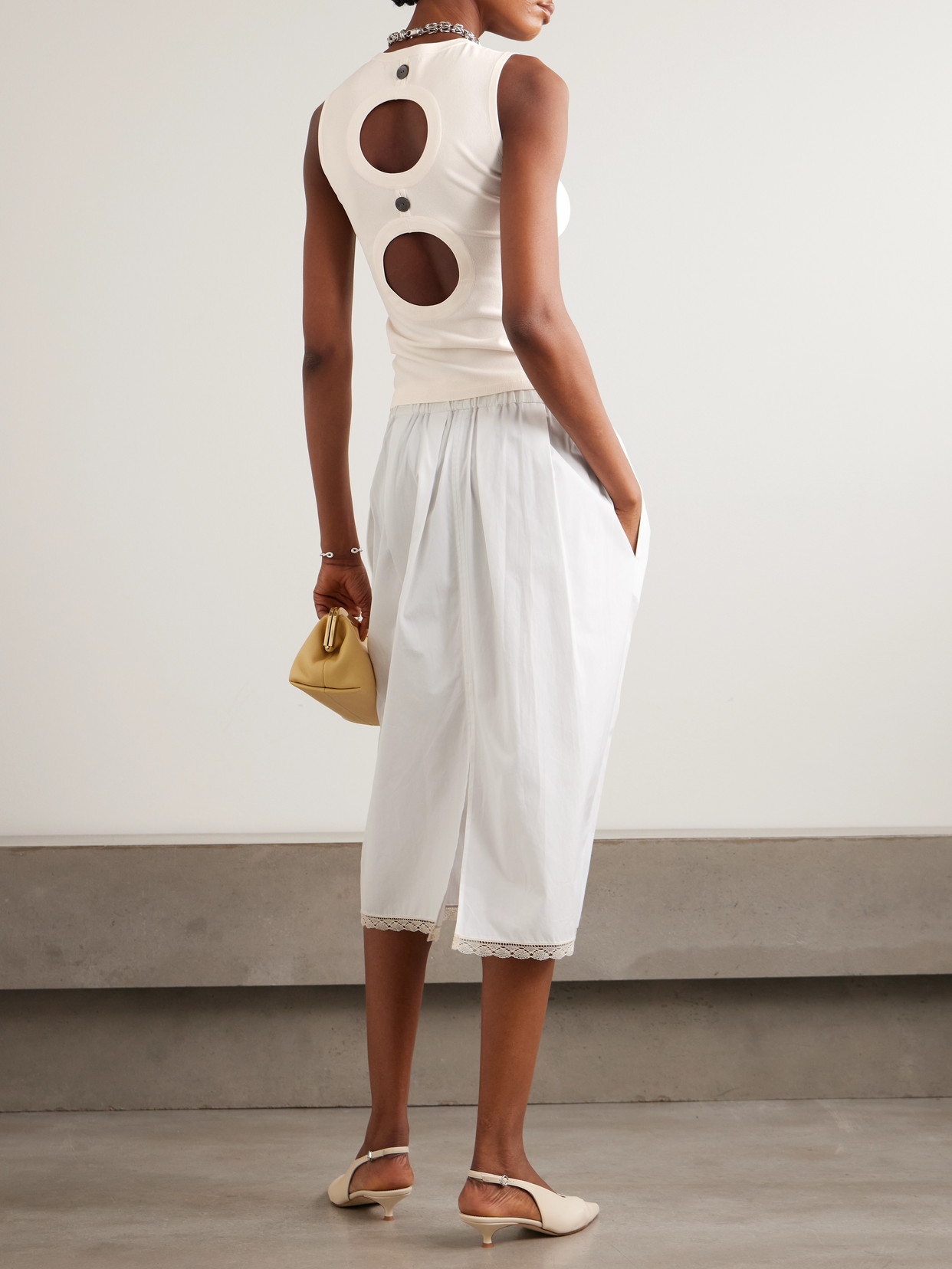 Cutout Jersey Tank