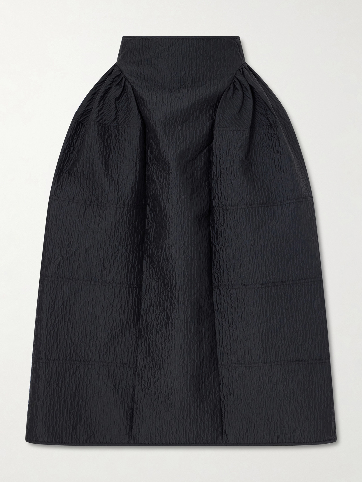 Cecilie Bahnsen Daphne Cloqué Midi Skirt In Black