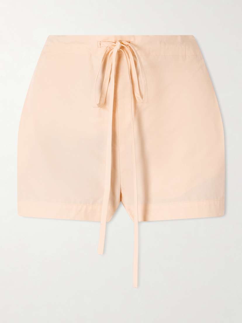 Khaite Robbie Cotton-poplin Shorts
