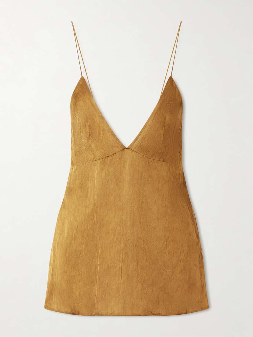 Khaite Timy Crinkled-voile Camisole
