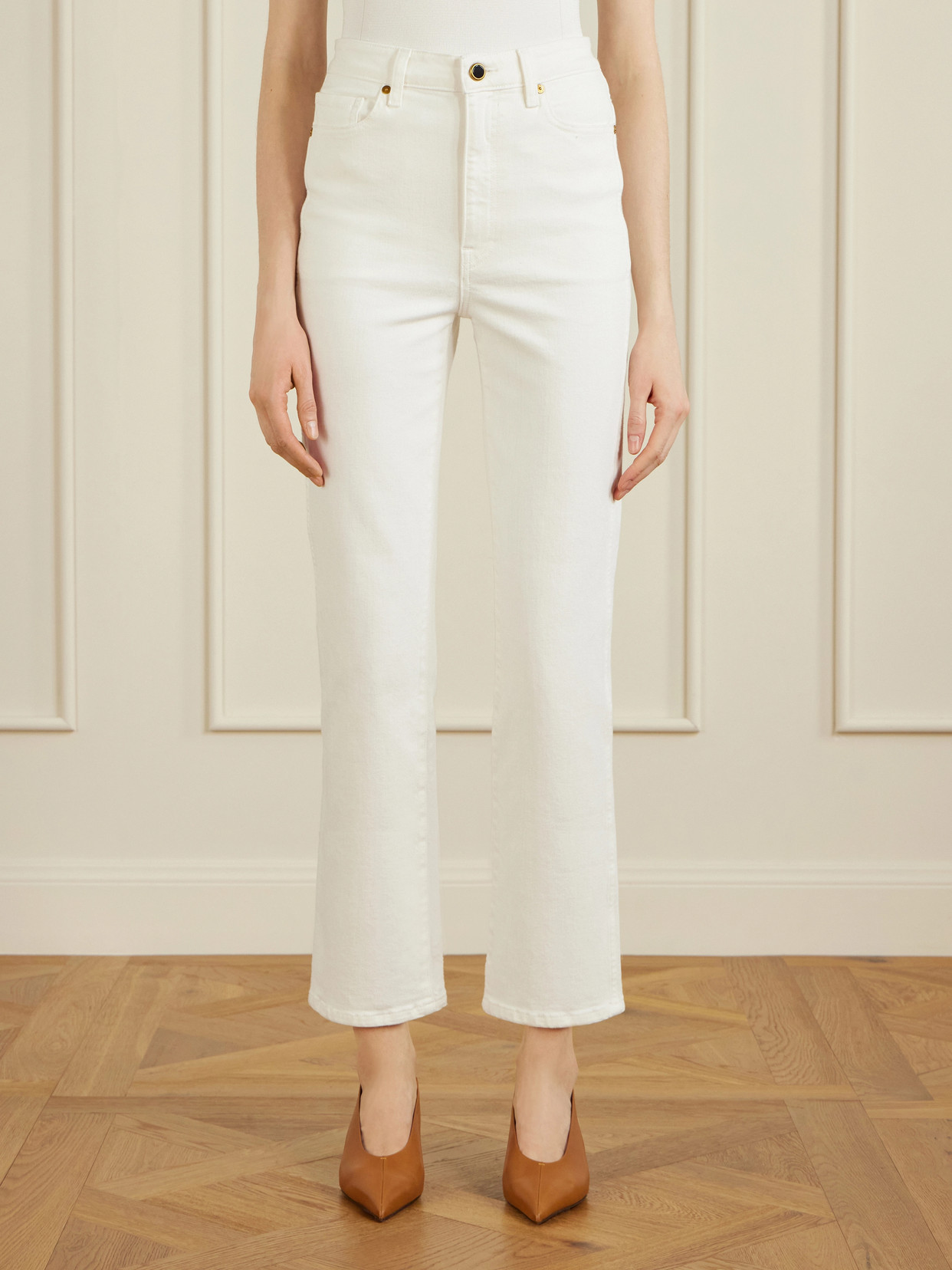 Abigail High-Rise Straight-Leg Jeans
