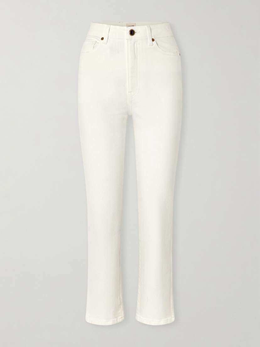 Khaite Abigail High-rise Slim-leg Jeans