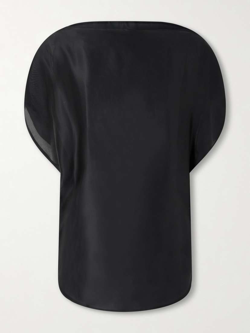 Khaite Poppi Satin Blouse