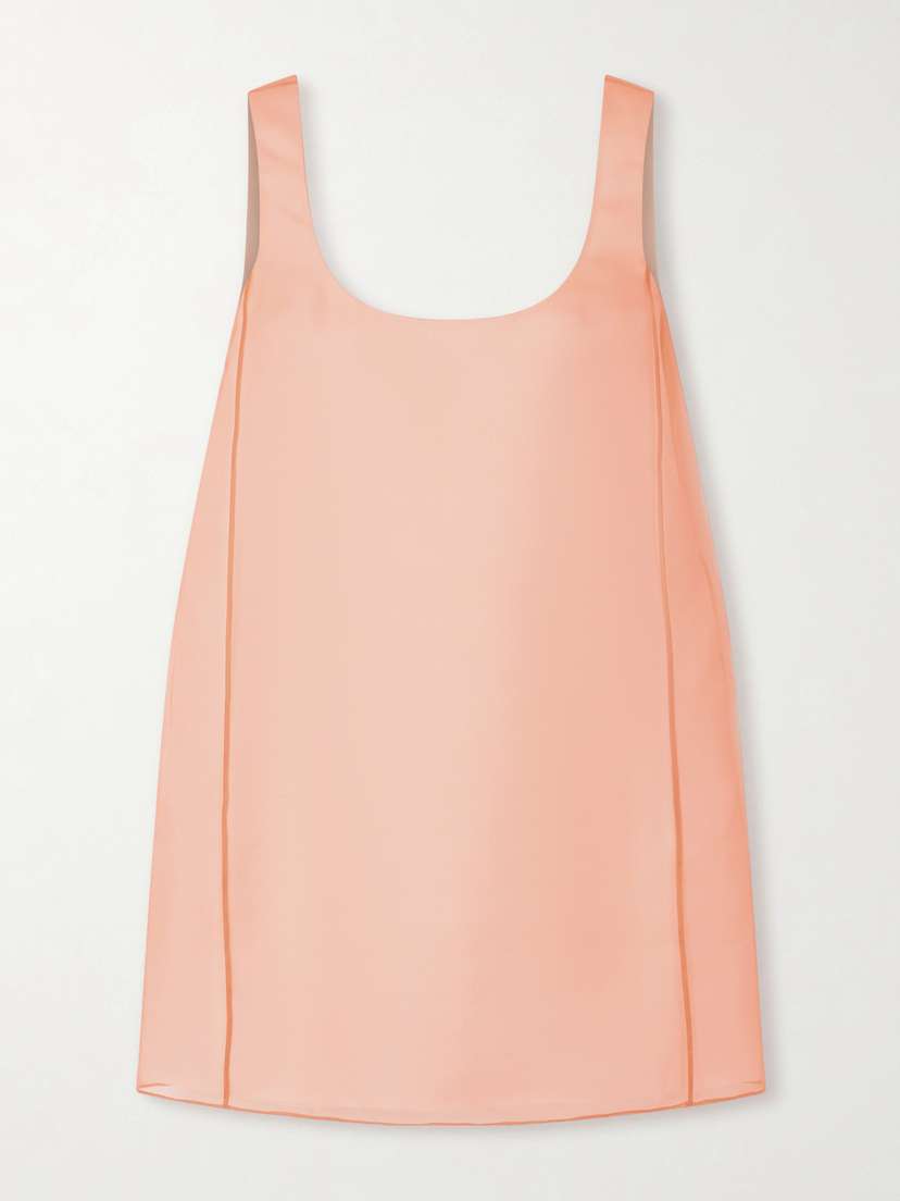Khaite Pranta Silk-organza Mini Dress