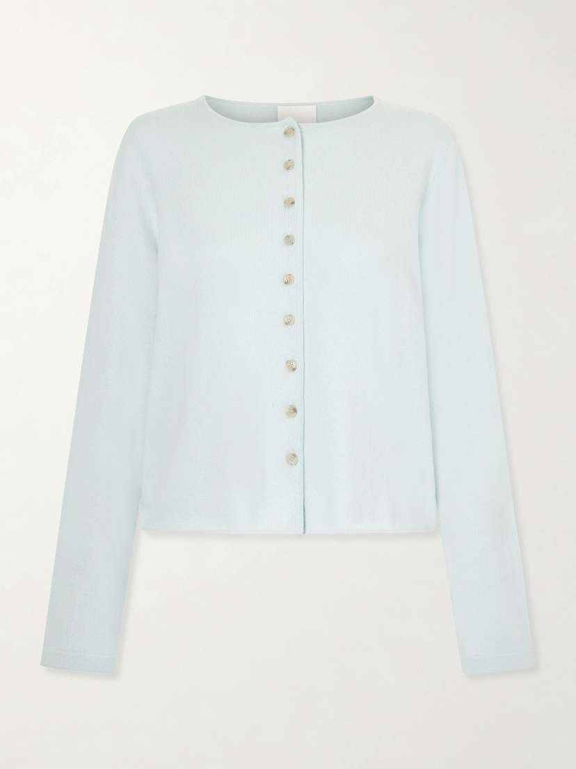 Allude Ribbed Cotton And Cashmere-blend Cardigan