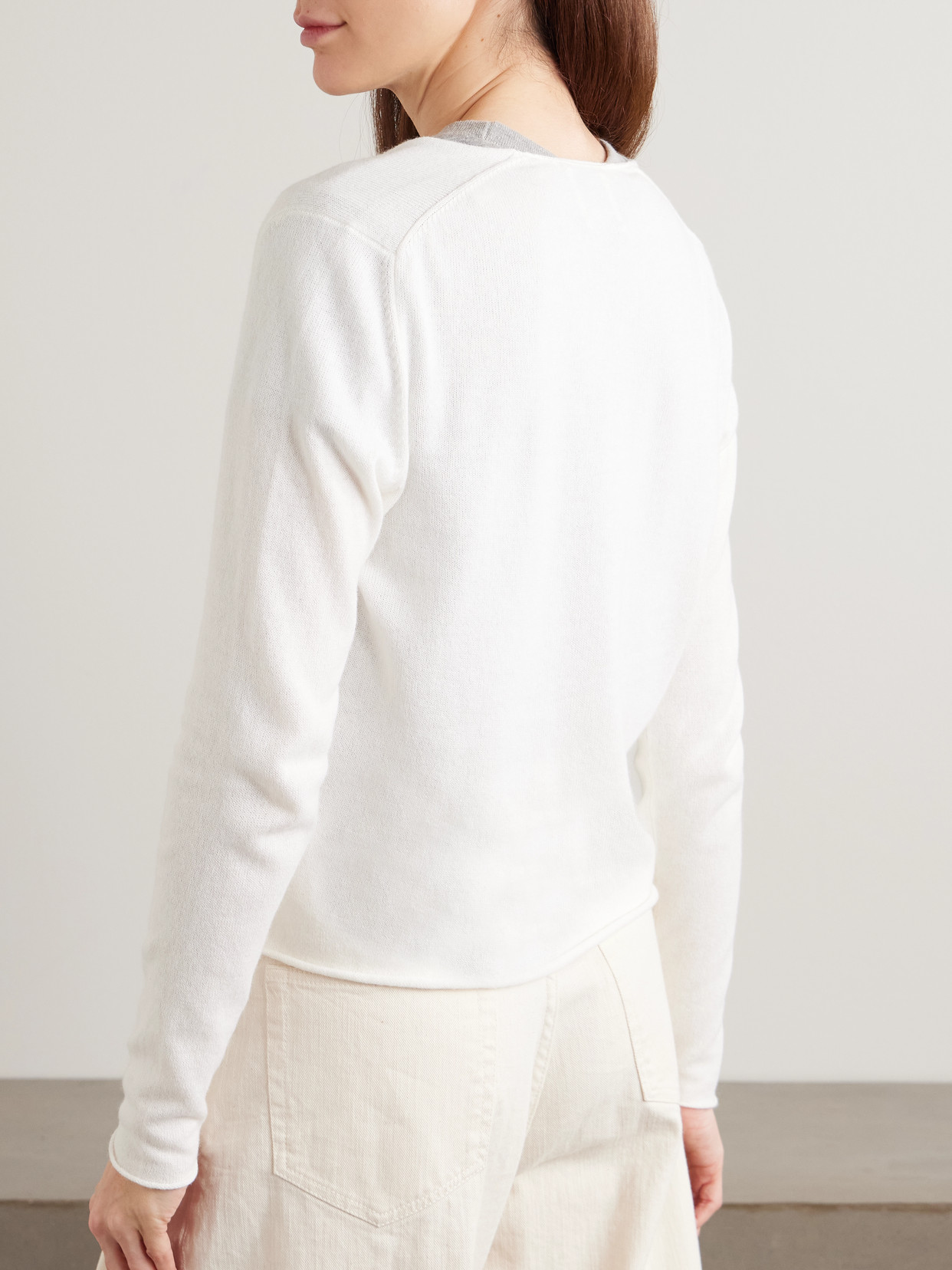 Cotton And Cashmere-Blend Sweater