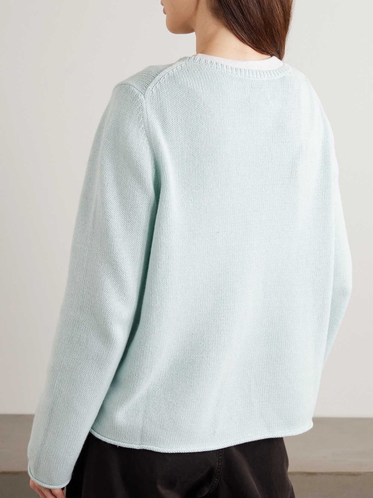 Cotton And Cashmere-Blend Sweater