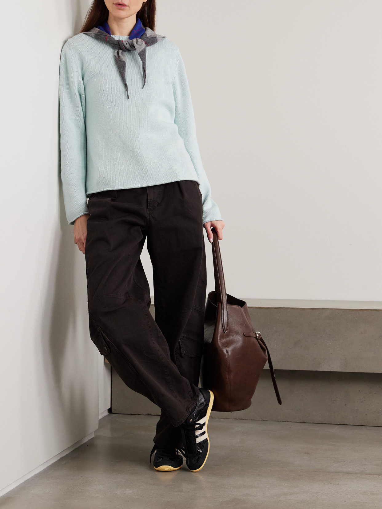 Cotton And Cashmere-Blend Sweater