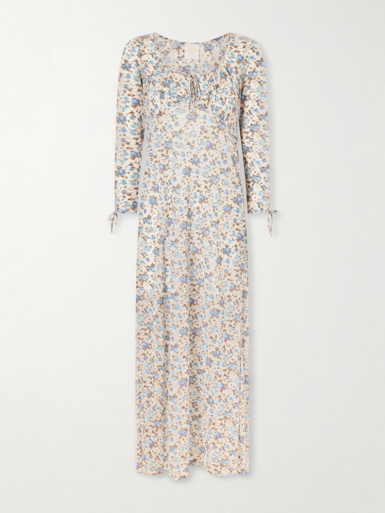 Anna Sui Calico Jersey Dress In Multi