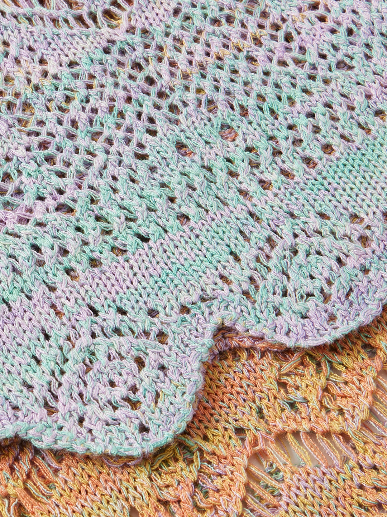 Anna Sui Space Dye Scarf In Multi