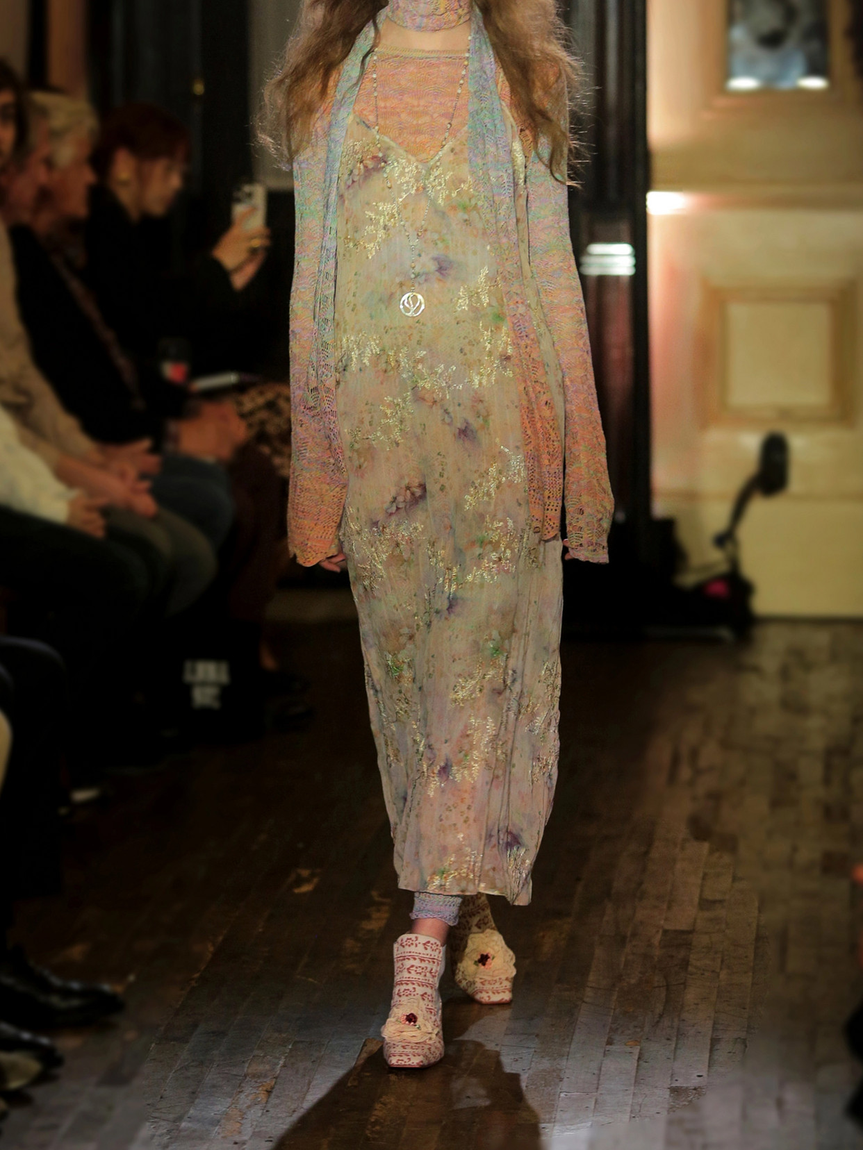 Anna Sui Space Dye Scarf In Multi