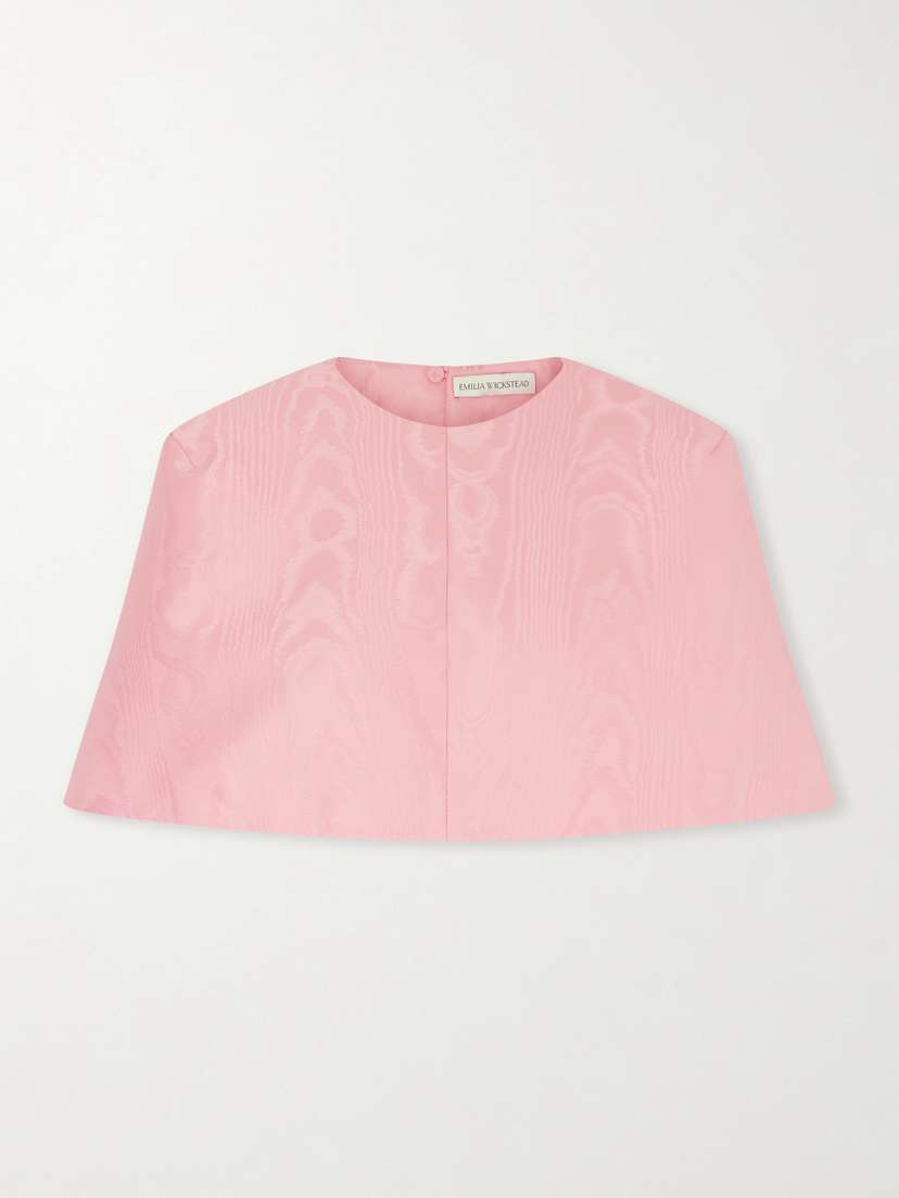 Emilia Wickstead Virginie Moiré Cape