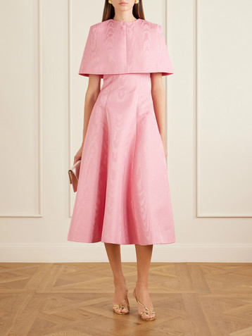 Emilia Wickstead Virginie moiré cape