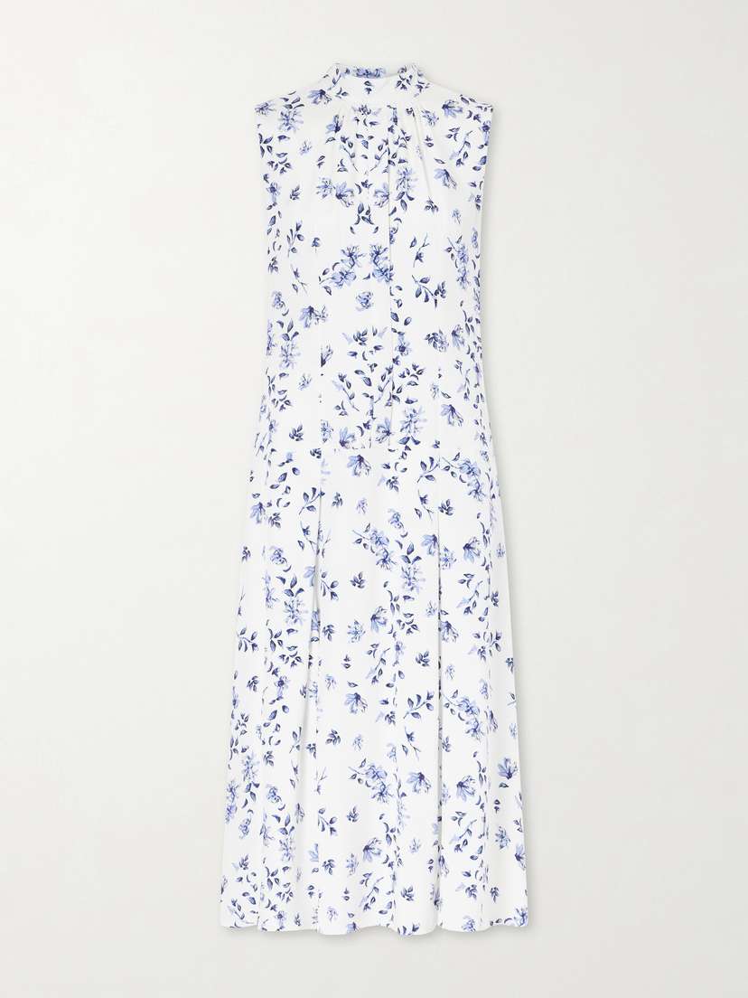 Emilia Wickstead Joelle Floral-print Silk Midi Dress
