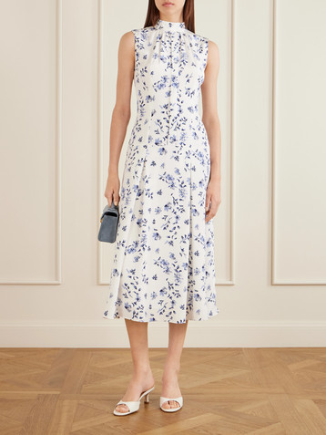 Emilia Wickstead Joelle floral-print silk midi dress