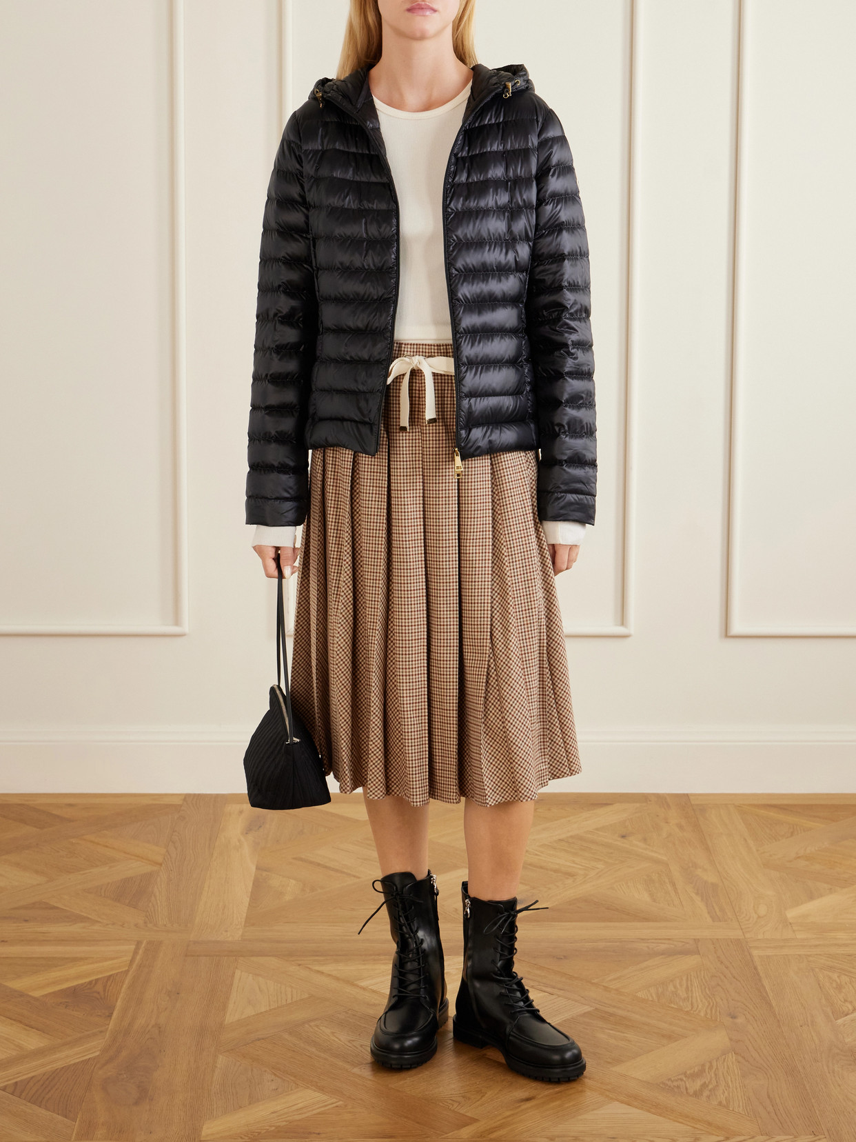 Igelhood Hooded Quilted Shell Down Jacket