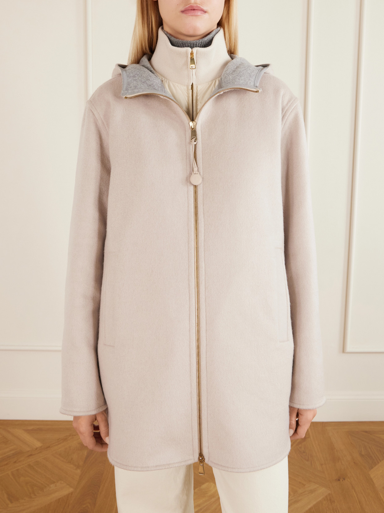 Layered Wool And Cashmere-Blend Jacket