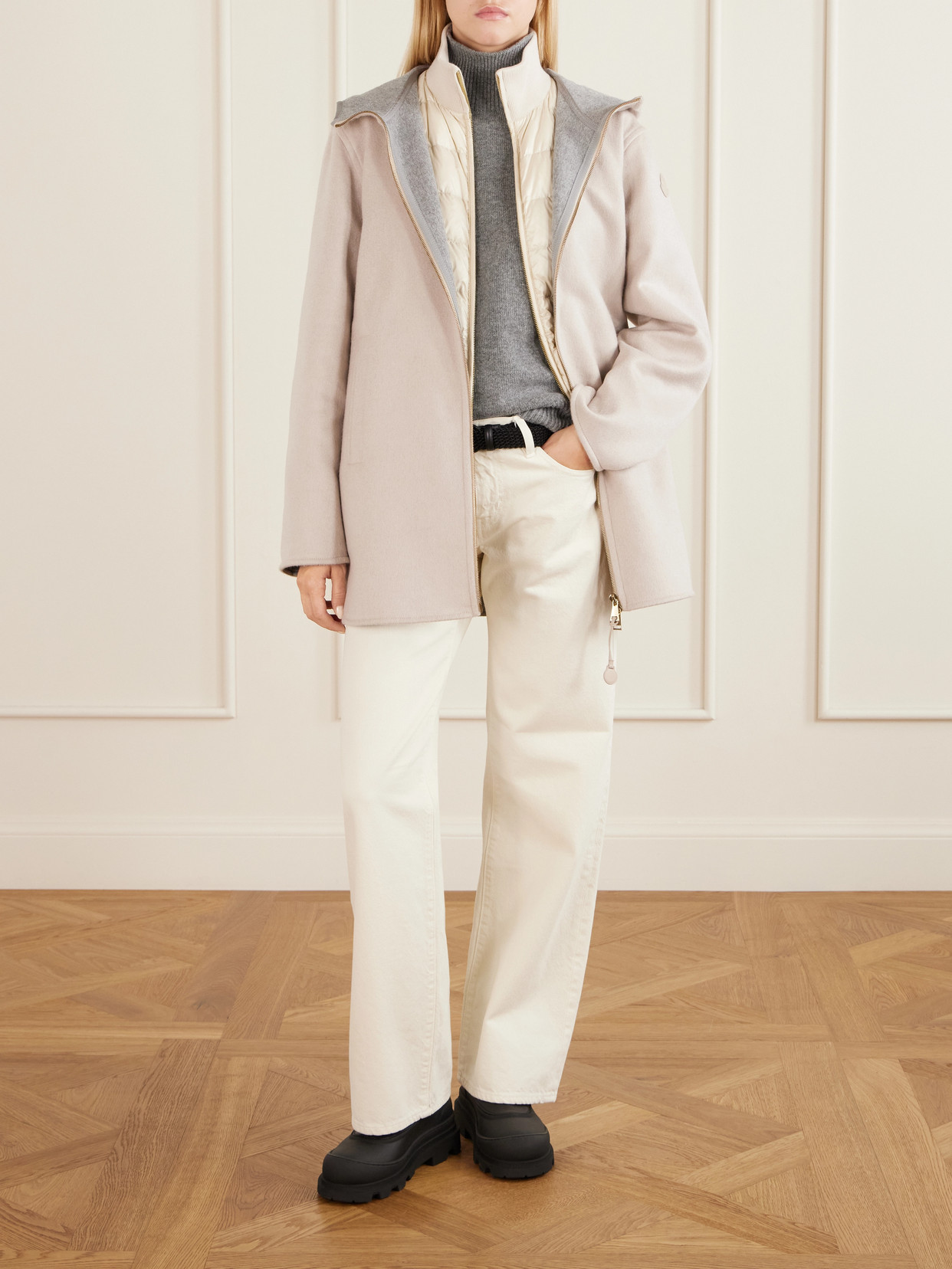 Layered Wool And Cashmere-Blend Jacket