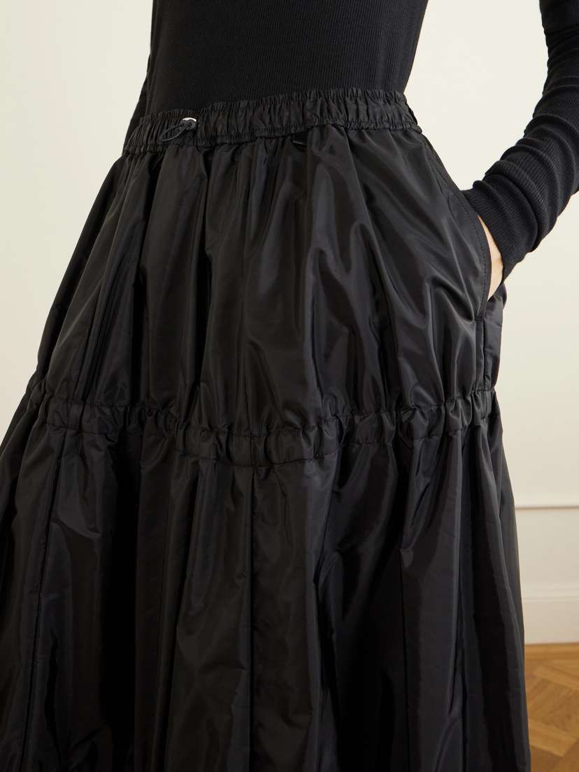 Moncler Tiered Shell Midi Skirt | Thumbnail 5 Moncler Tiered Shell Midi Skirt | Thumbnail 5