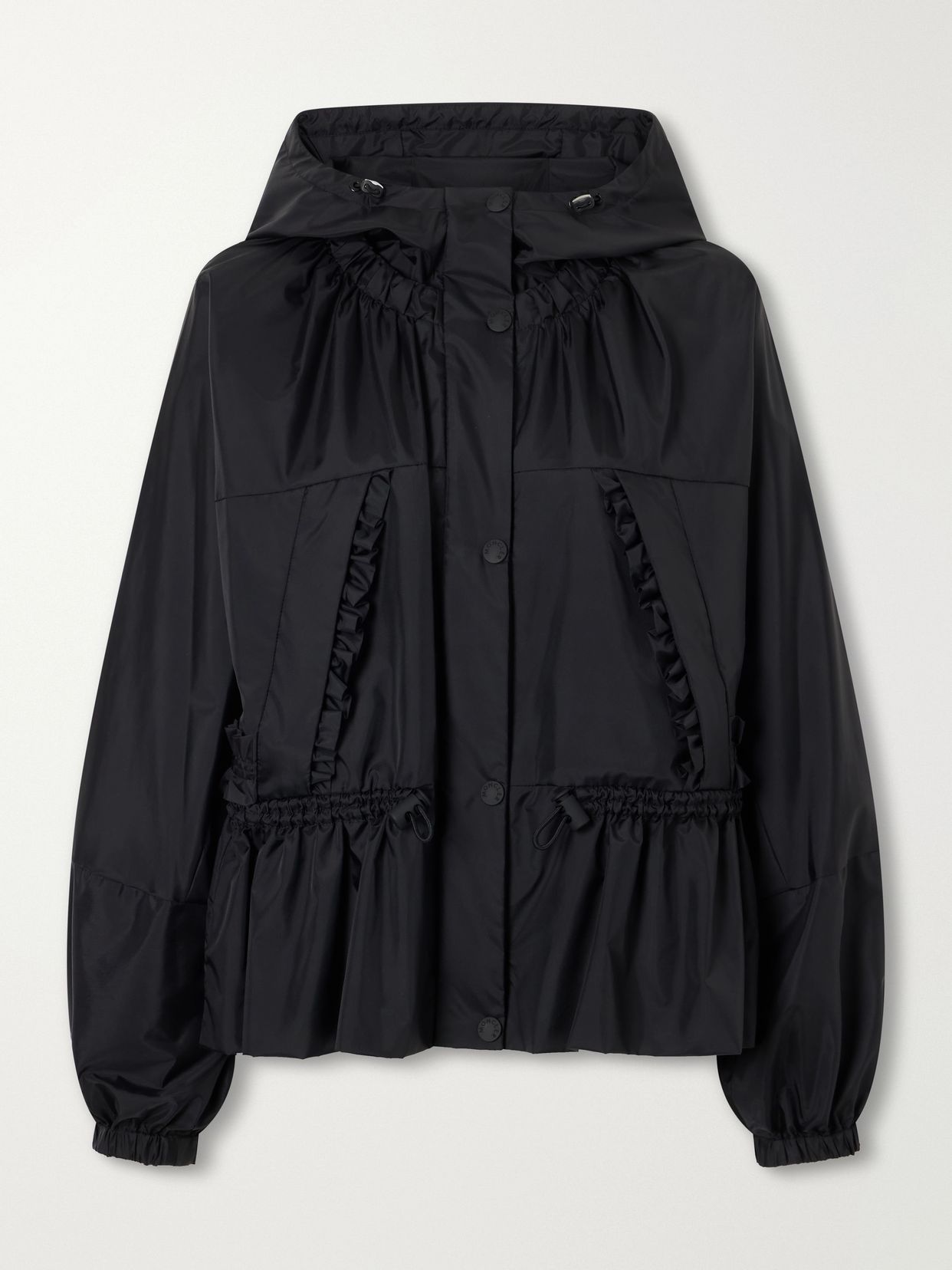 Imaginaire ruffled shell jacket