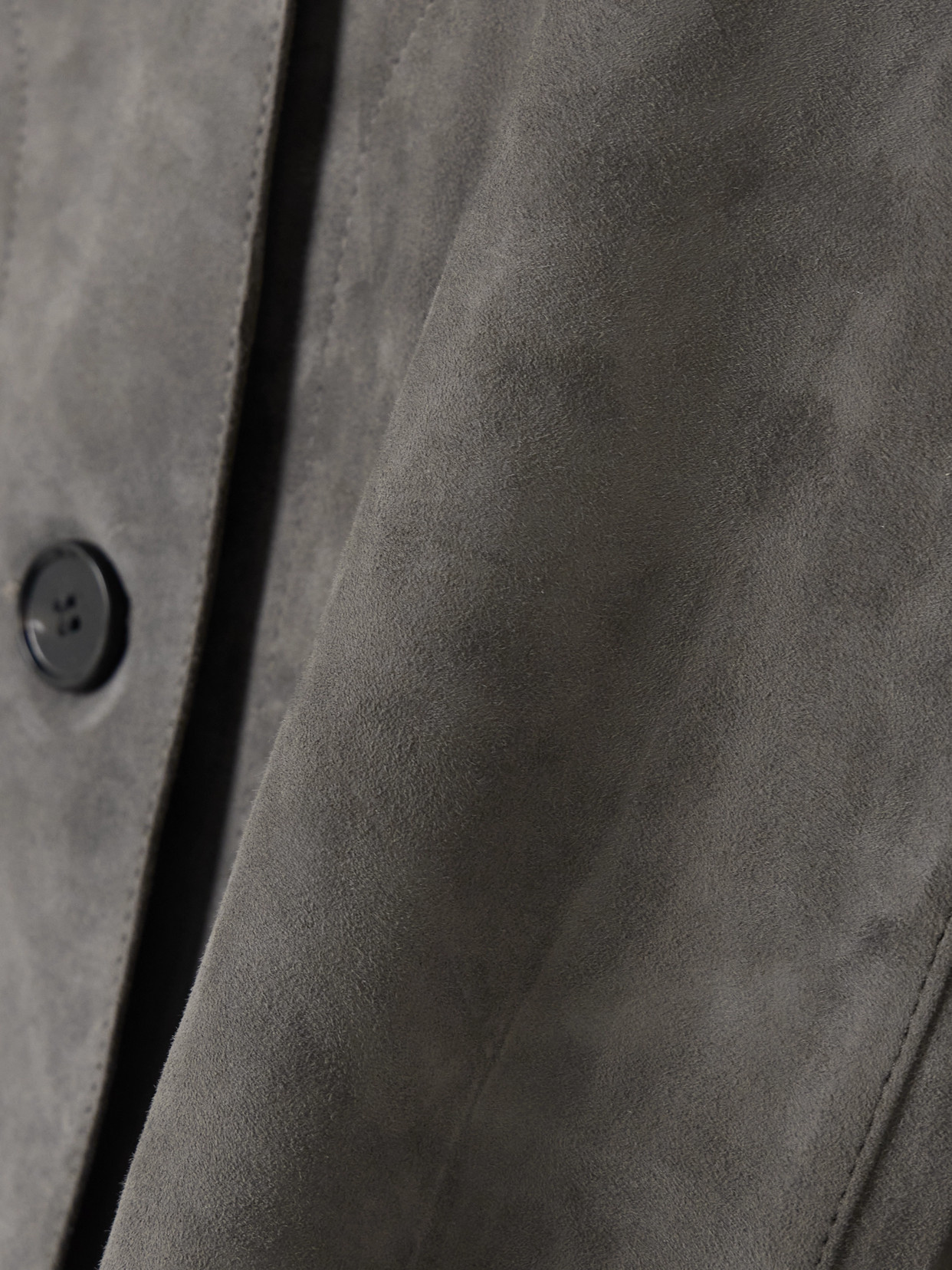 Arma Emy Suede Jacket In Gray