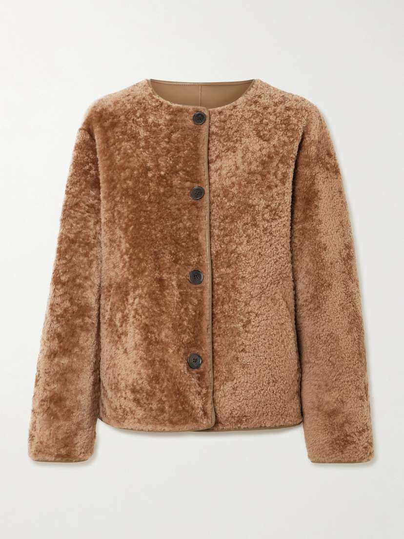 ARMA Lucine Reversible Leather And Shearling Jacket