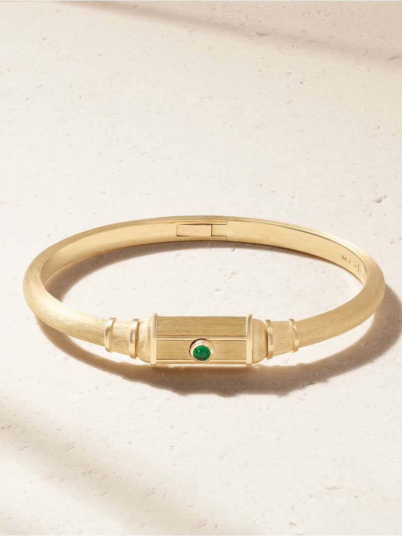 Marie Lichtenberg 18-karat Gold Emerald Bracelet