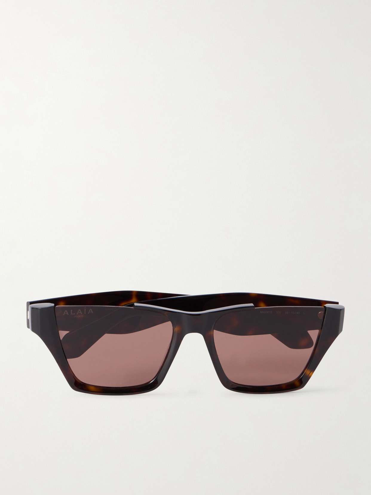 Alaïa Square-frame Tortoiseshell Acetate Sunglasses In Brown