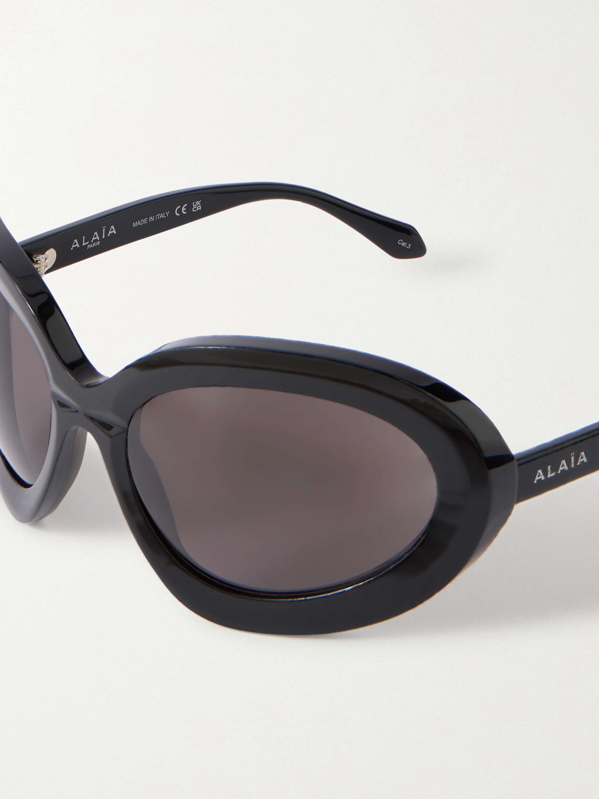 ALAÏA EYEWEAR Round-frame acetate sunglasses | NET-A-PORTER