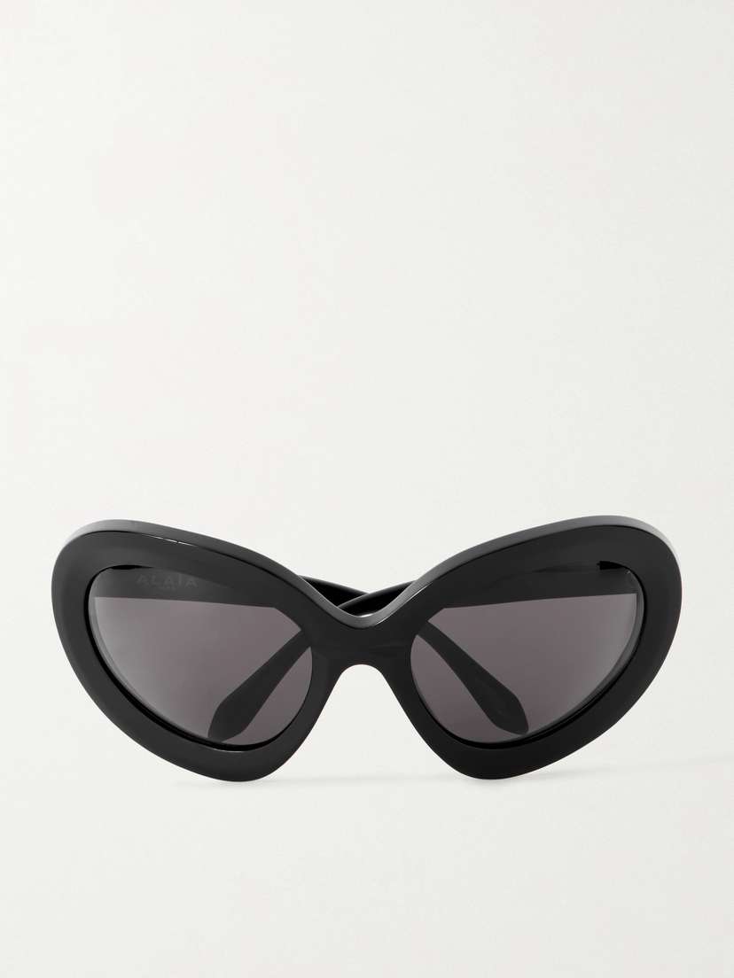 Alaïa Round-frame Acetate Sunglasses