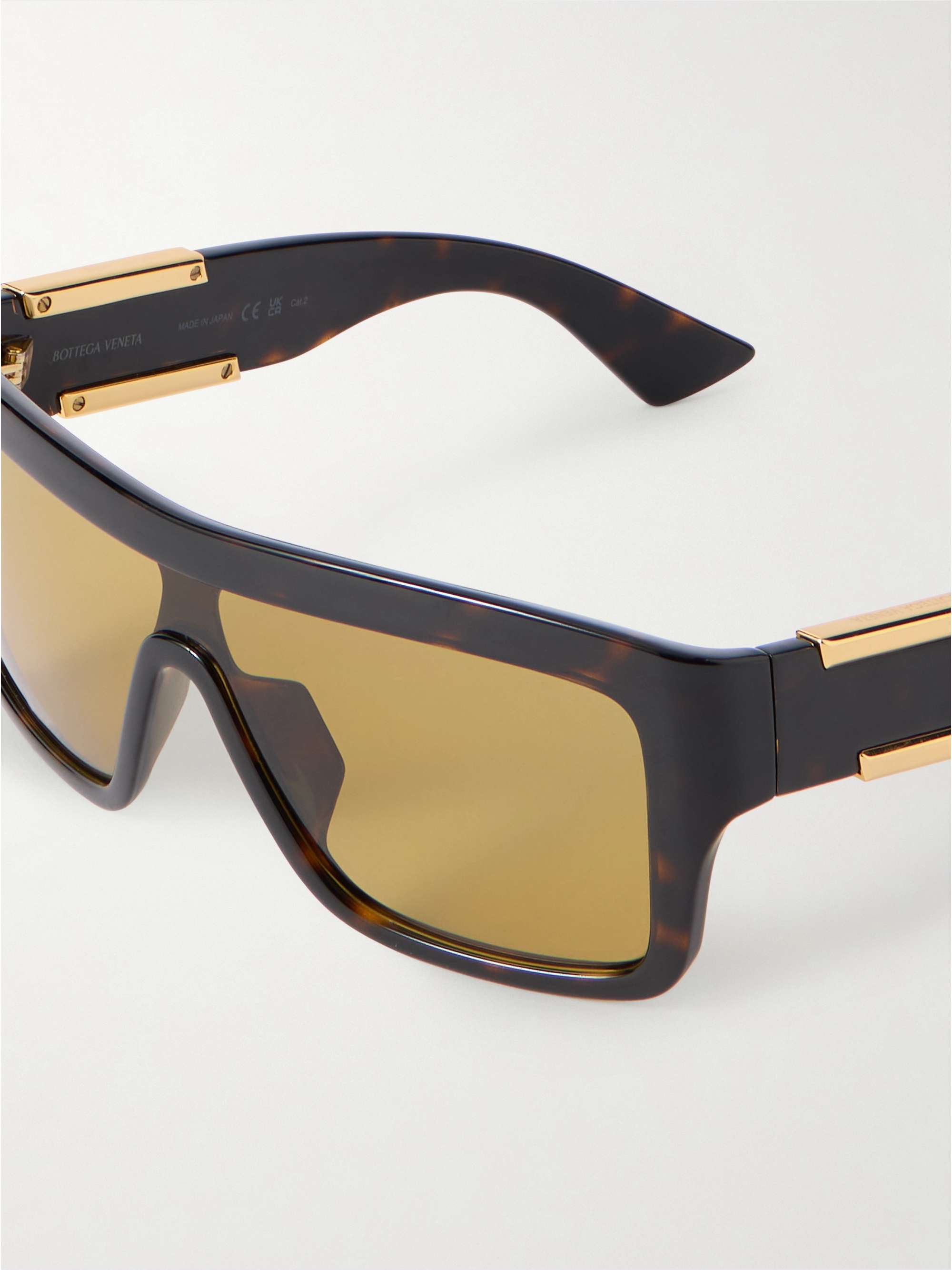 BOTTEGA VENETA EYEWEAR Ribbon D-frame tortoiseshell acetate