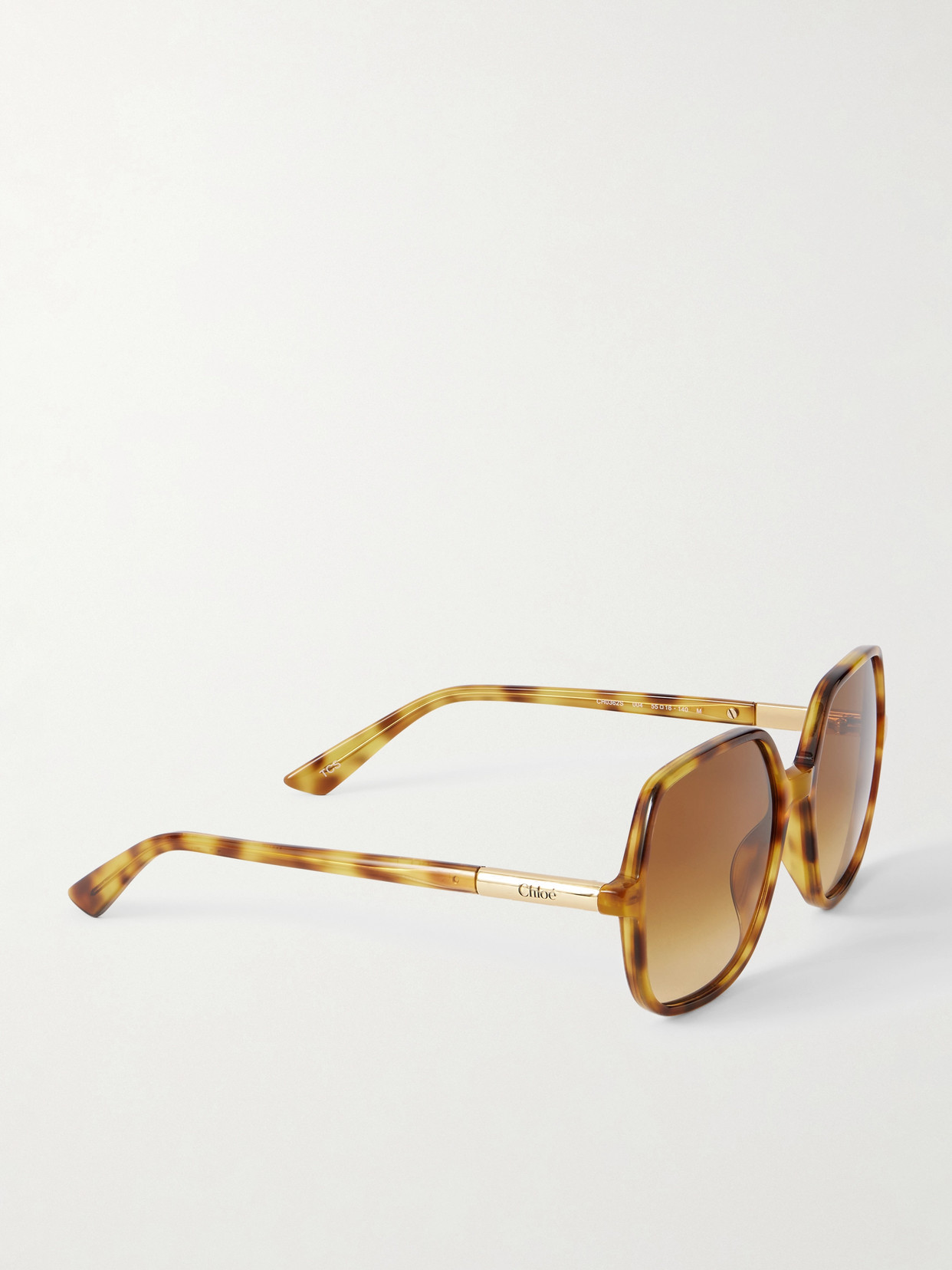 Chloé Judy Round-frame Tortoiseshell Acetate Sunglasses In Yellow