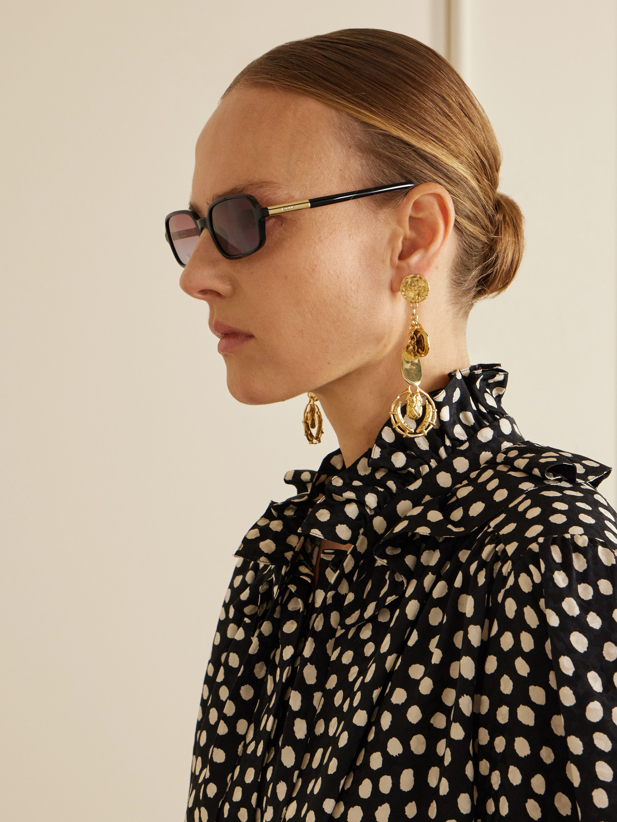 Chloé - Judy Rectangle-Frame Acetate Sunglasses