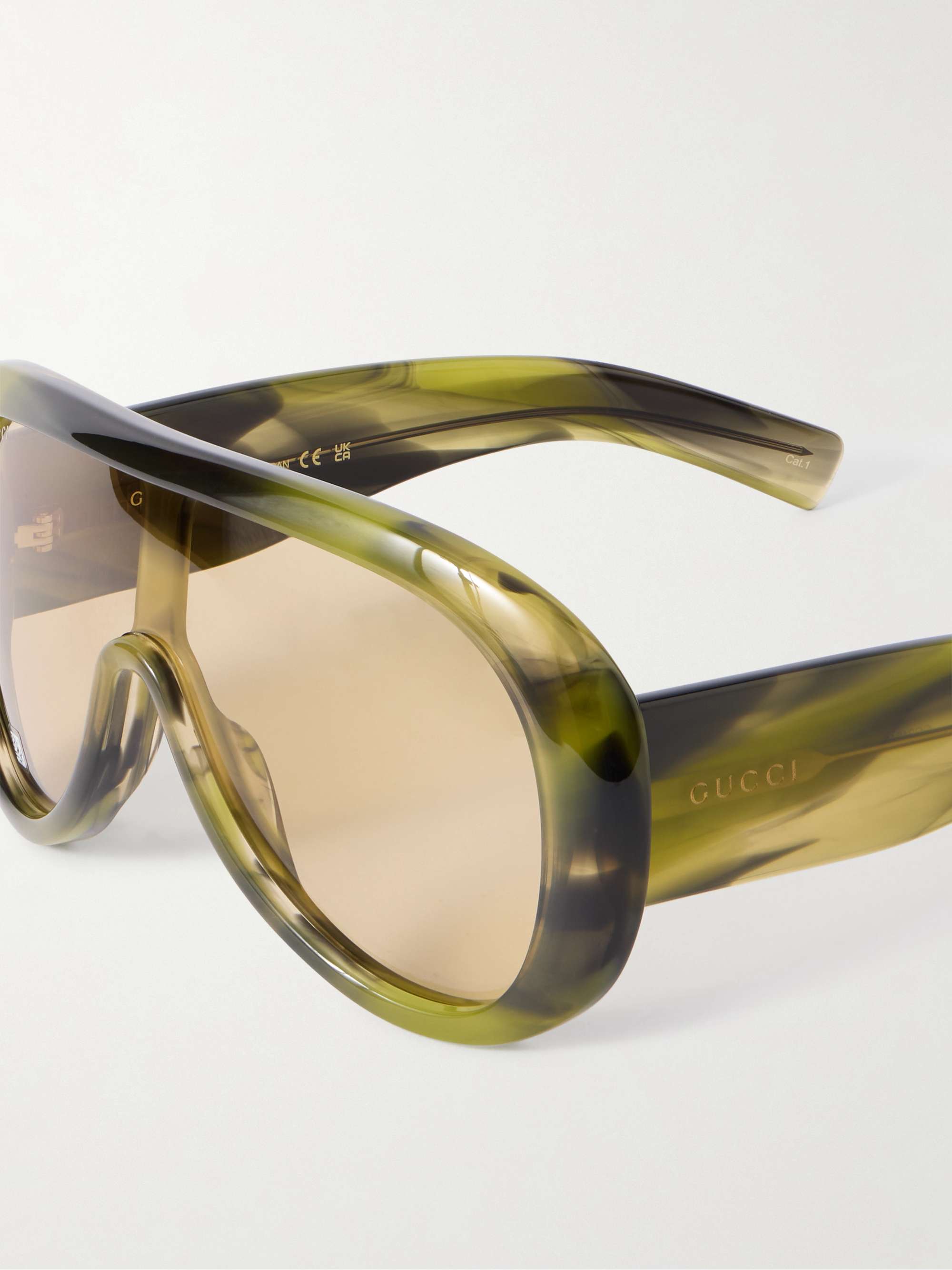 GUCCI EYEWEAR D-frame tortoiseshell acetate sunglasses | NET-A-PORTER