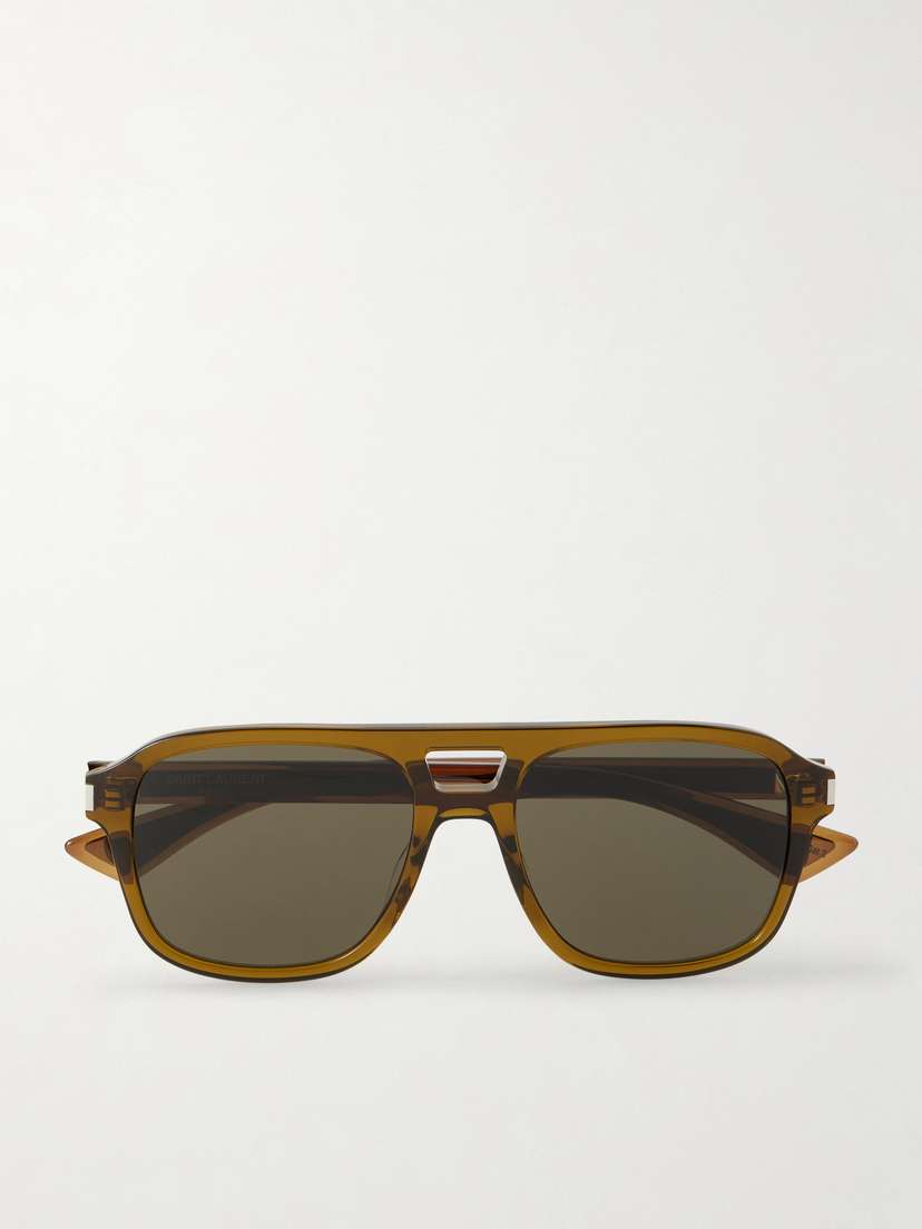 Saint Laurent Eyewear Aviator-style Acetate Sunglasses